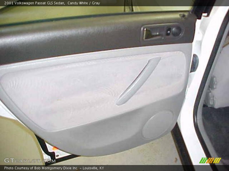 Candy White / Gray 2001 Volkswagen Passat GLS Sedan