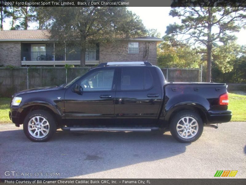 Black / Dark Charcoal/Camel 2007 Ford Explorer Sport Trac Limited