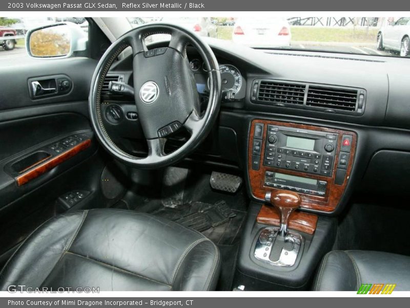 Reflex Silver Metallic / Black 2003 Volkswagen Passat GLX Sedan