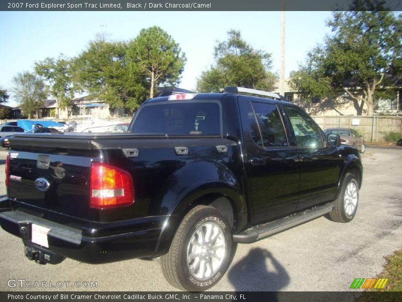 Black / Dark Charcoal/Camel 2007 Ford Explorer Sport Trac Limited