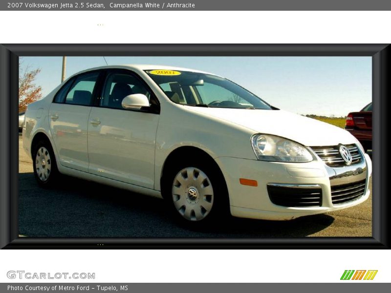 Campanella White / Anthracite 2007 Volkswagen Jetta 2.5 Sedan
