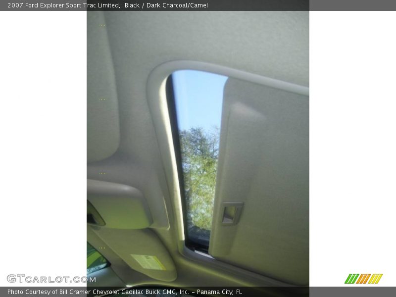 Black / Dark Charcoal/Camel 2007 Ford Explorer Sport Trac Limited