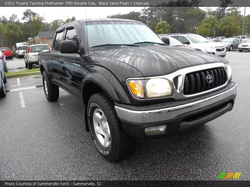 Black Sand Pearl / Charcoal 2001 Toyota Tacoma PreRunner TRD Double Cab