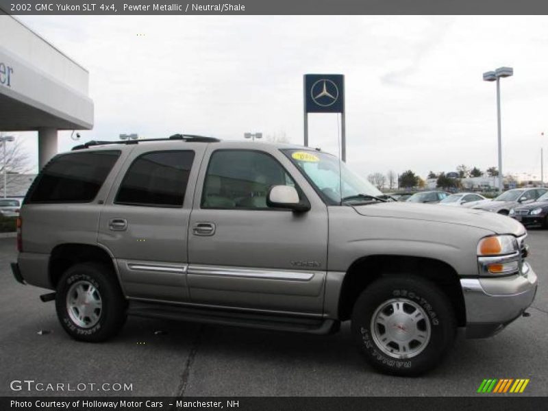Pewter Metallic / Neutral/Shale 2002 GMC Yukon SLT 4x4