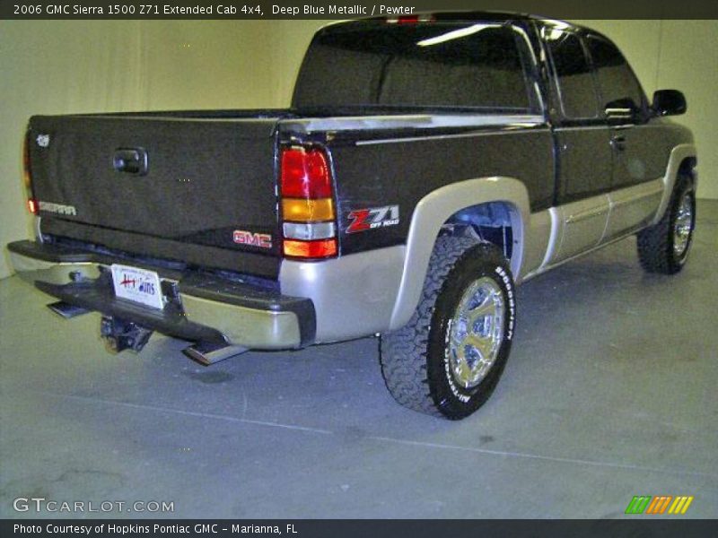 Deep Blue Metallic / Pewter 2006 GMC Sierra 1500 Z71 Extended Cab 4x4