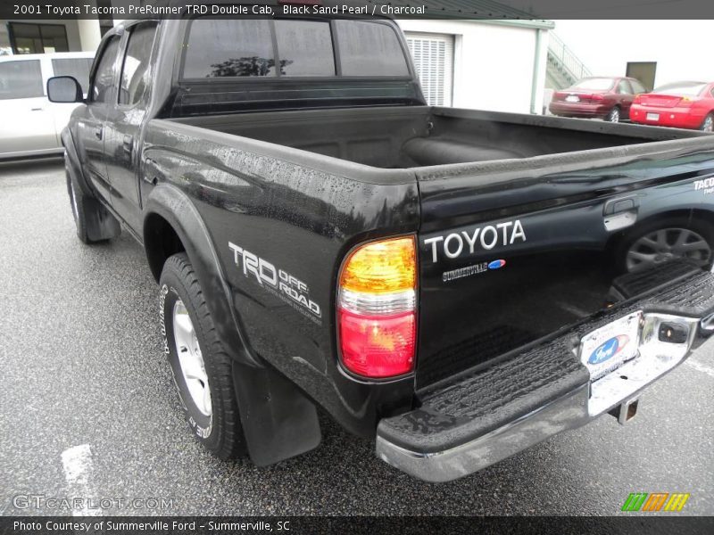 Black Sand Pearl / Charcoal 2001 Toyota Tacoma PreRunner TRD Double Cab