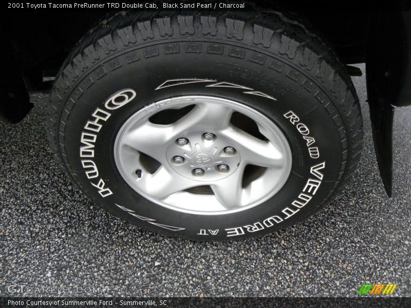 Black Sand Pearl / Charcoal 2001 Toyota Tacoma PreRunner TRD Double Cab