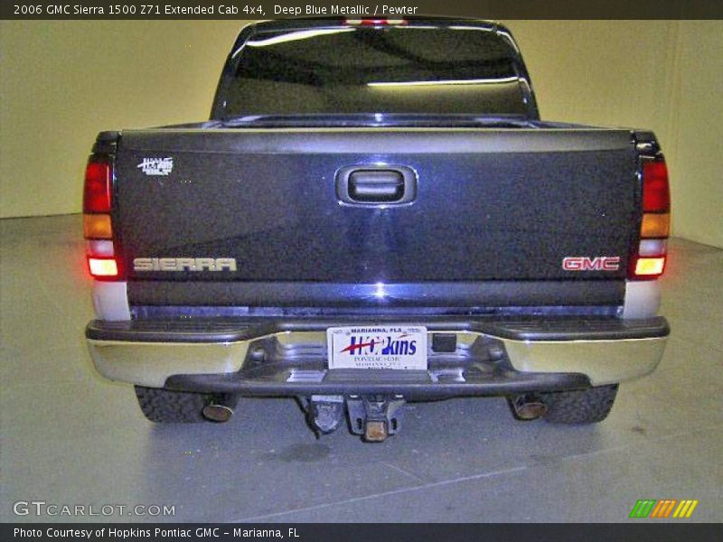 Deep Blue Metallic / Pewter 2006 GMC Sierra 1500 Z71 Extended Cab 4x4