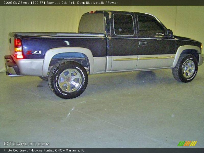 Deep Blue Metallic / Pewter 2006 GMC Sierra 1500 Z71 Extended Cab 4x4