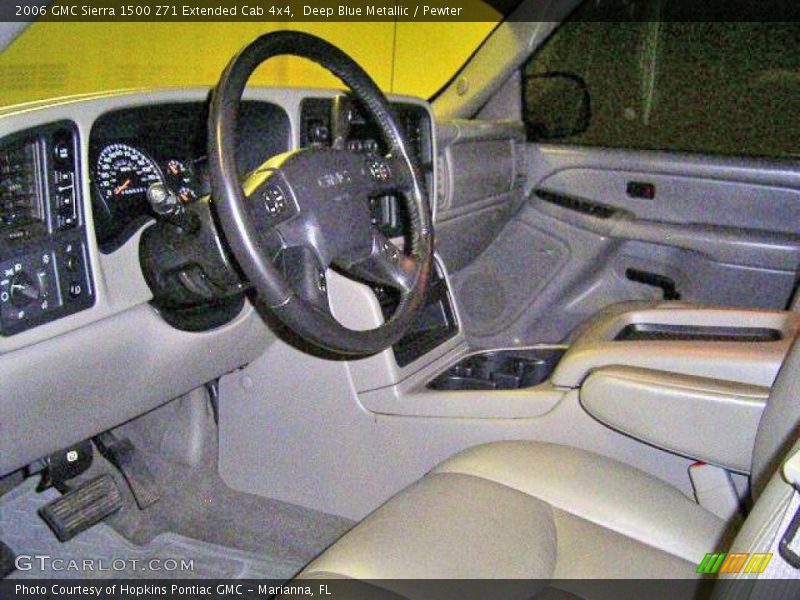 Deep Blue Metallic / Pewter 2006 GMC Sierra 1500 Z71 Extended Cab 4x4