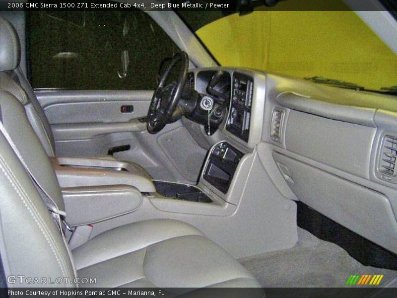 Deep Blue Metallic / Pewter 2006 GMC Sierra 1500 Z71 Extended Cab 4x4