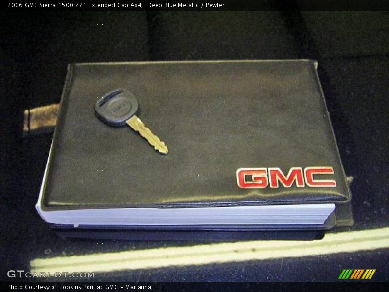 Deep Blue Metallic / Pewter 2006 GMC Sierra 1500 Z71 Extended Cab 4x4