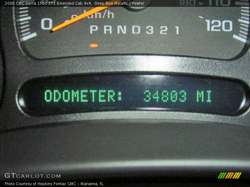 Deep Blue Metallic / Pewter 2006 GMC Sierra 1500 Z71 Extended Cab 4x4