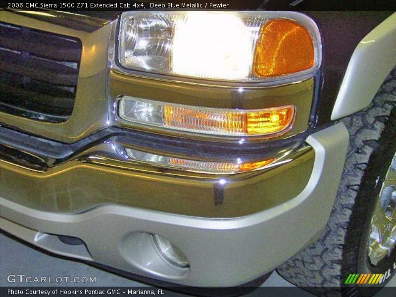 Deep Blue Metallic / Pewter 2006 GMC Sierra 1500 Z71 Extended Cab 4x4