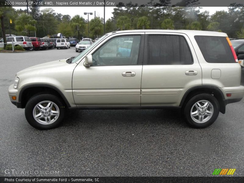 Naples Gold Metallic / Dark Gray 2000 Honda CR-V SE 4WD