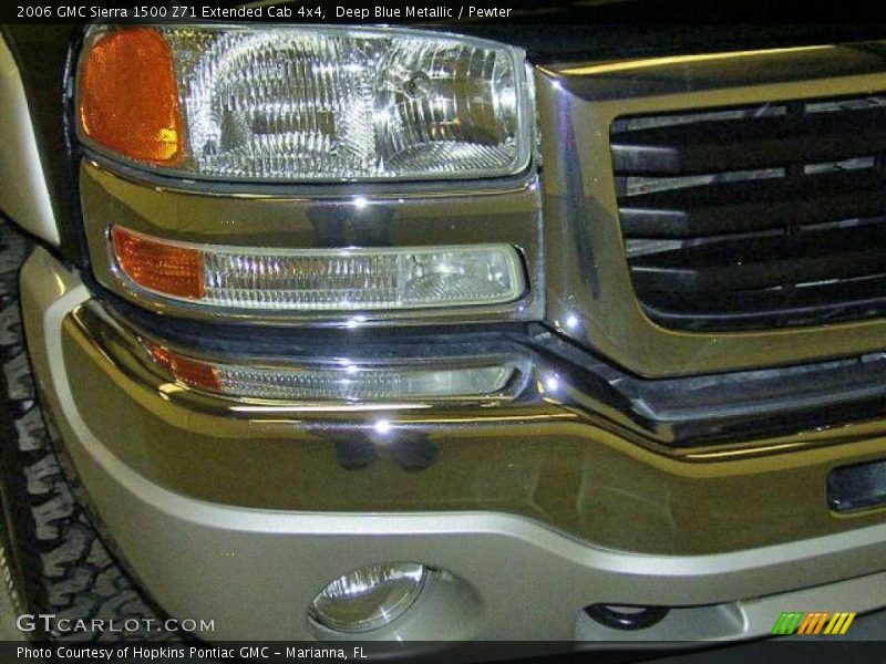 Deep Blue Metallic / Pewter 2006 GMC Sierra 1500 Z71 Extended Cab 4x4