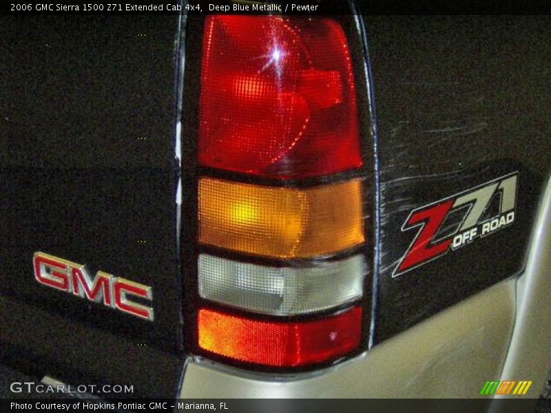 Deep Blue Metallic / Pewter 2006 GMC Sierra 1500 Z71 Extended Cab 4x4
