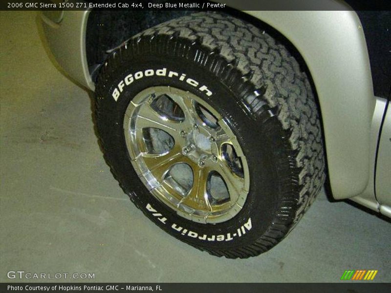 Deep Blue Metallic / Pewter 2006 GMC Sierra 1500 Z71 Extended Cab 4x4