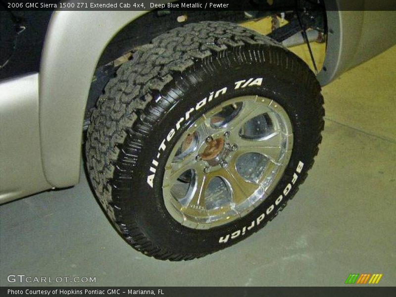 Deep Blue Metallic / Pewter 2006 GMC Sierra 1500 Z71 Extended Cab 4x4
