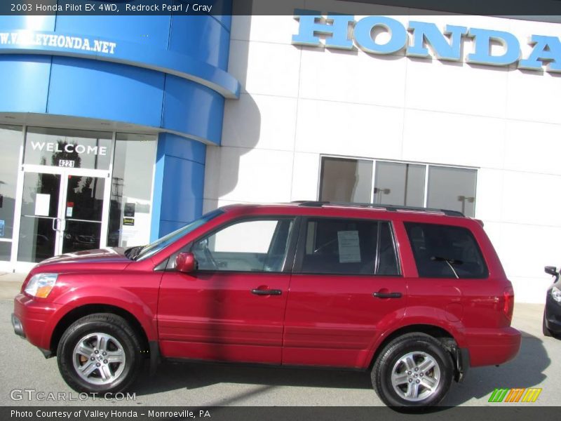 Redrock Pearl / Gray 2003 Honda Pilot EX 4WD