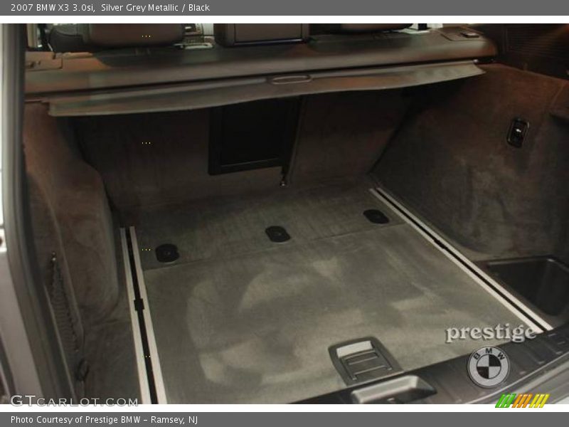 Silver Grey Metallic / Black 2007 BMW X3 3.0si