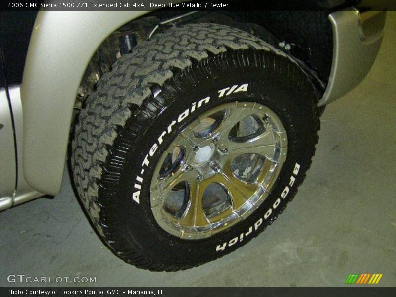Deep Blue Metallic / Pewter 2006 GMC Sierra 1500 Z71 Extended Cab 4x4