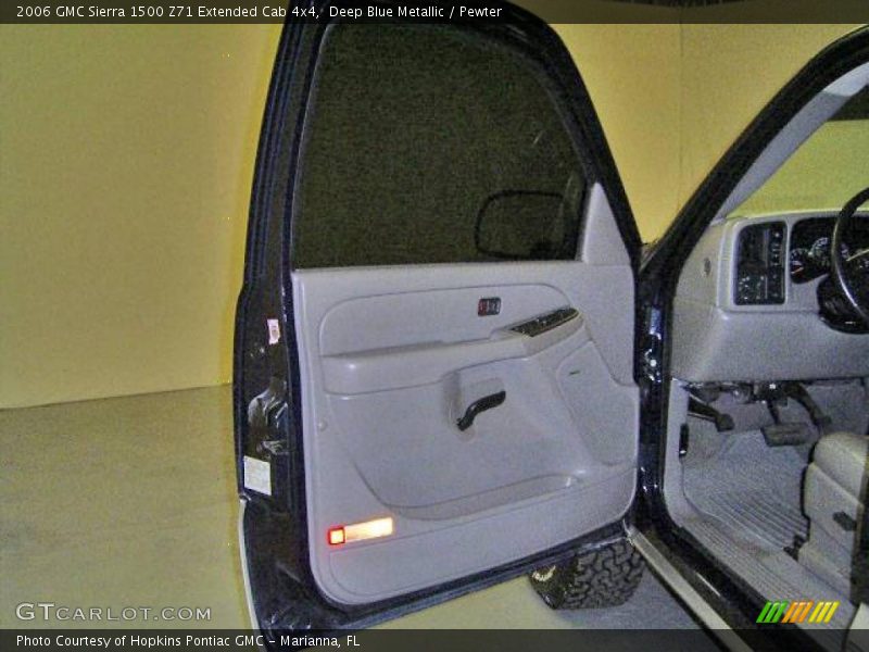 Deep Blue Metallic / Pewter 2006 GMC Sierra 1500 Z71 Extended Cab 4x4