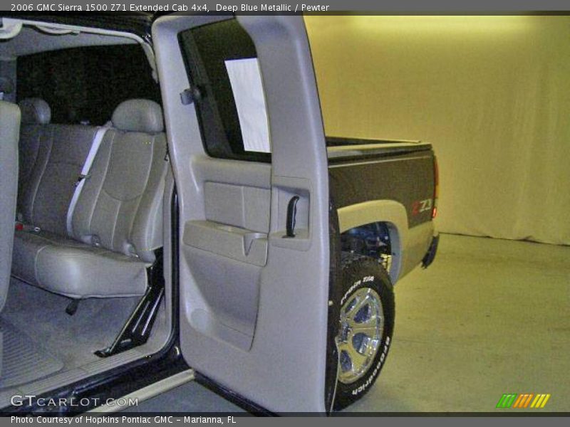 Deep Blue Metallic / Pewter 2006 GMC Sierra 1500 Z71 Extended Cab 4x4