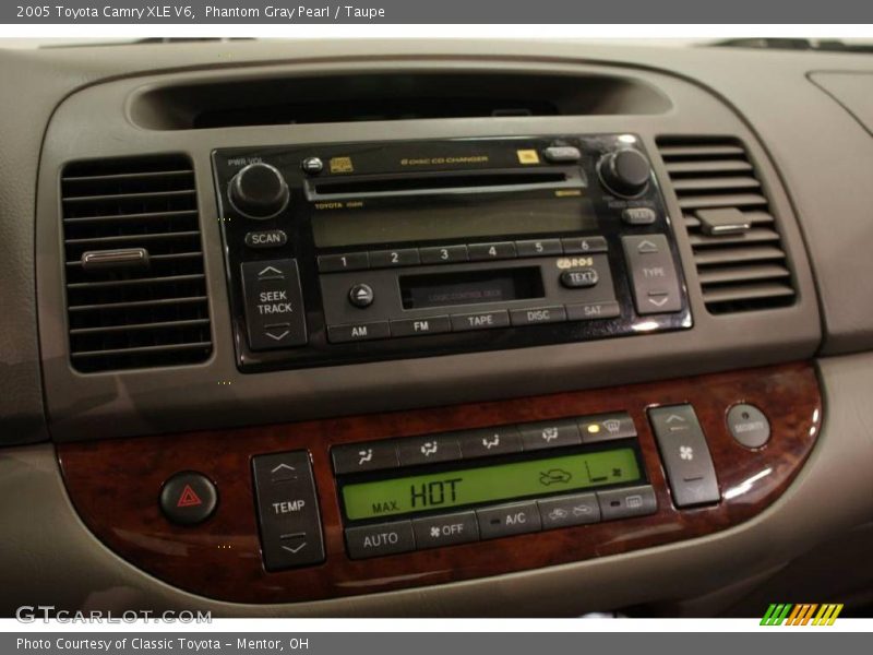 Phantom Gray Pearl / Taupe 2005 Toyota Camry XLE V6