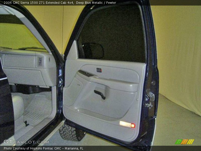Deep Blue Metallic / Pewter 2006 GMC Sierra 1500 Z71 Extended Cab 4x4