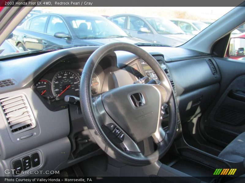 Redrock Pearl / Gray 2003 Honda Pilot EX 4WD