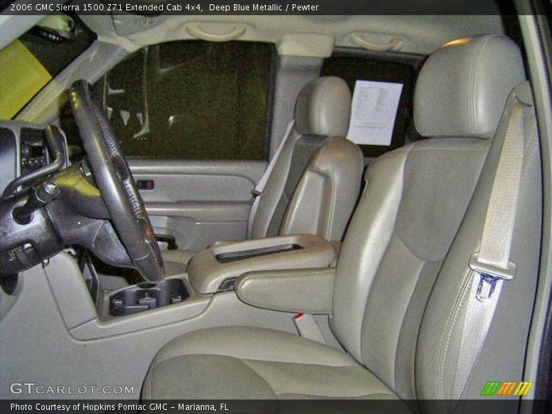 Deep Blue Metallic / Pewter 2006 GMC Sierra 1500 Z71 Extended Cab 4x4