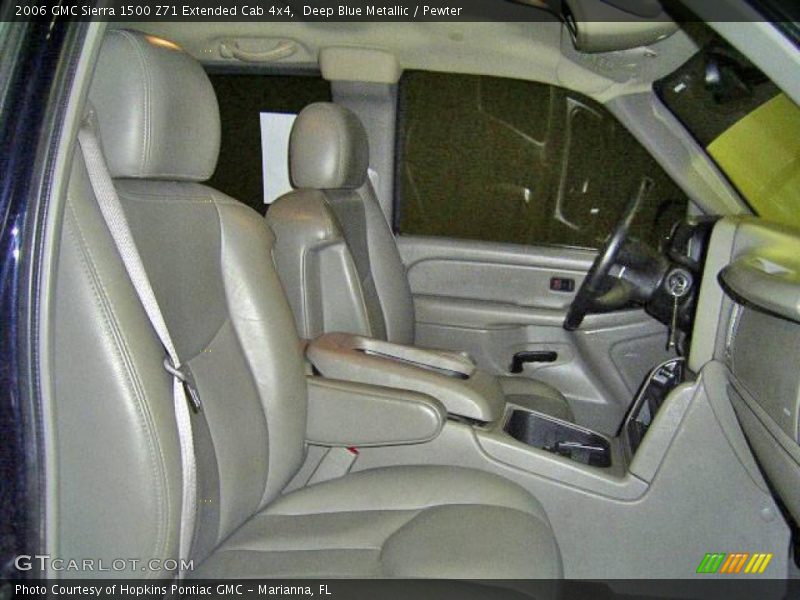 Deep Blue Metallic / Pewter 2006 GMC Sierra 1500 Z71 Extended Cab 4x4
