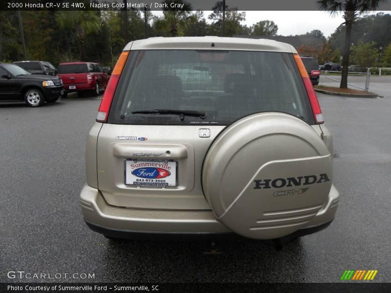 Naples Gold Metallic / Dark Gray 2000 Honda CR-V SE 4WD