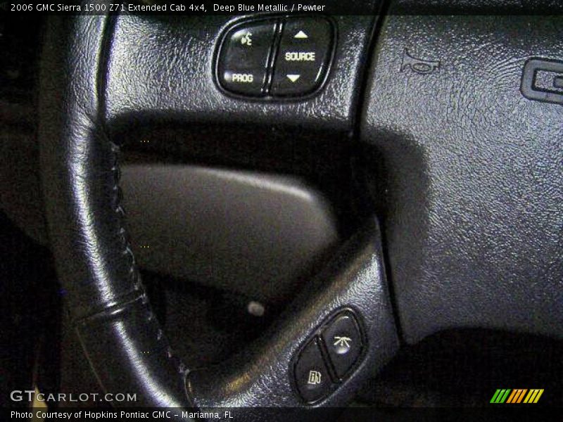Deep Blue Metallic / Pewter 2006 GMC Sierra 1500 Z71 Extended Cab 4x4