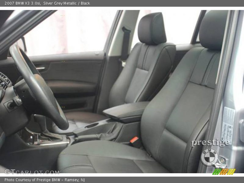 Silver Grey Metallic / Black 2007 BMW X3 3.0si