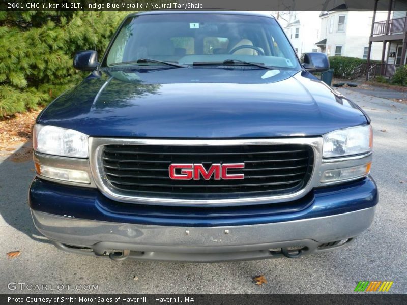 Indigo Blue Metallic / Neutral Tan/Shale 2001 GMC Yukon XL SLT