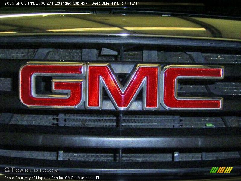 Deep Blue Metallic / Pewter 2006 GMC Sierra 1500 Z71 Extended Cab 4x4