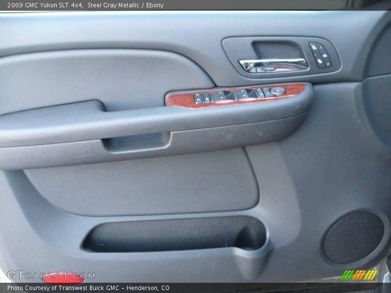 Steel Gray Metallic / Ebony 2009 GMC Yukon SLT 4x4