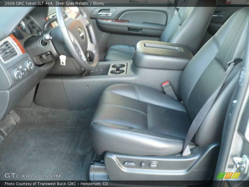 Steel Gray Metallic / Ebony 2009 GMC Yukon SLT 4x4