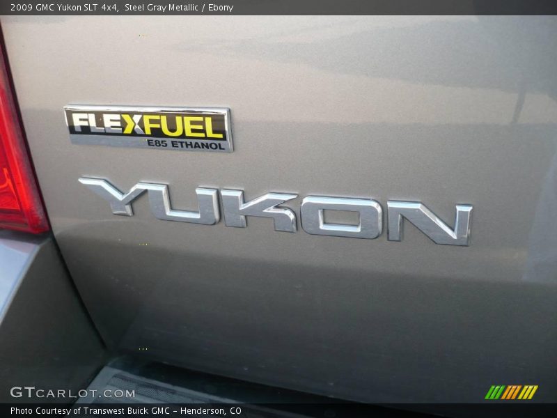 Steel Gray Metallic / Ebony 2009 GMC Yukon SLT 4x4