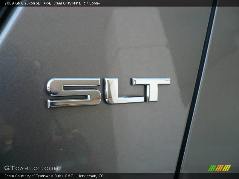 Steel Gray Metallic / Ebony 2009 GMC Yukon SLT 4x4