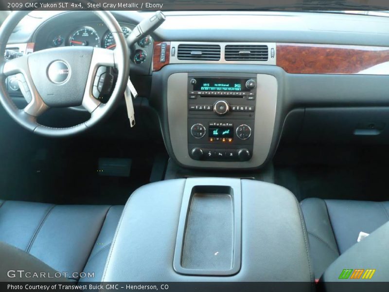 Steel Gray Metallic / Ebony 2009 GMC Yukon SLT 4x4