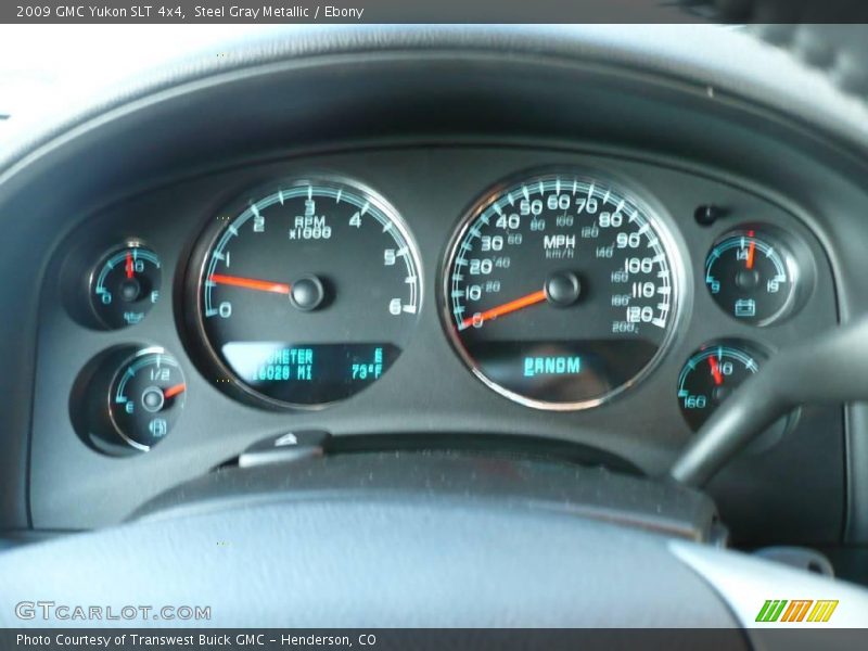 Steel Gray Metallic / Ebony 2009 GMC Yukon SLT 4x4