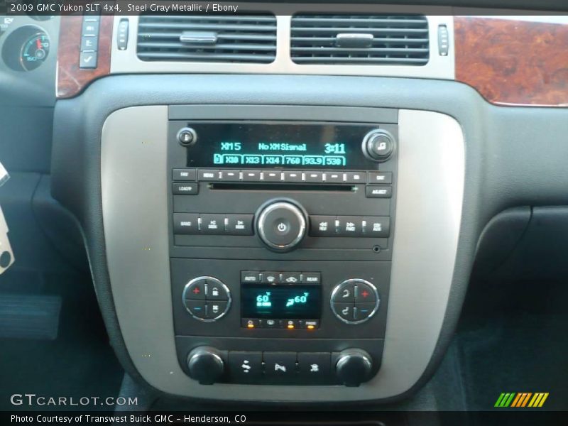 Steel Gray Metallic / Ebony 2009 GMC Yukon SLT 4x4