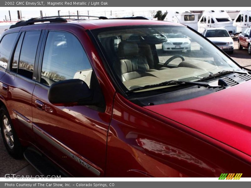 Magnetic Red Metallic / Light Oak 2002 GMC Envoy SLT