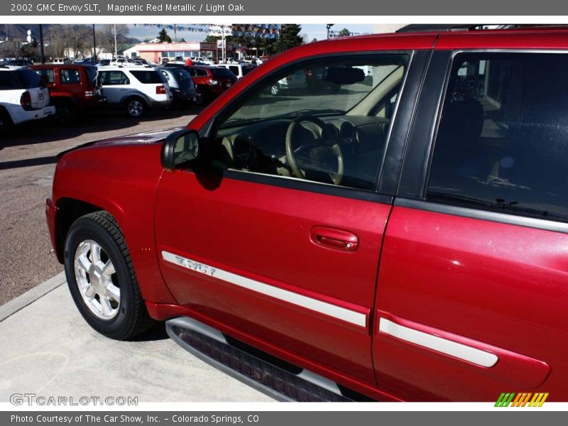 Magnetic Red Metallic / Light Oak 2002 GMC Envoy SLT