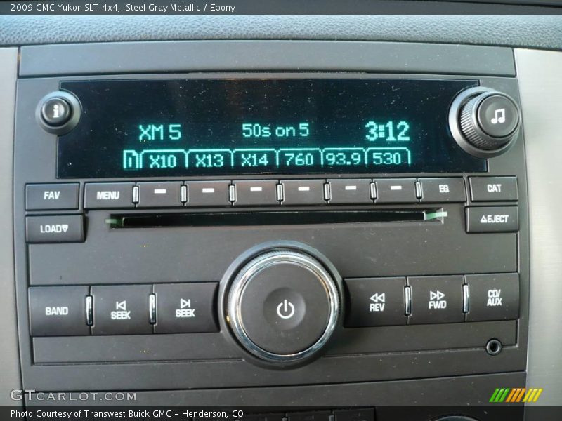 Steel Gray Metallic / Ebony 2009 GMC Yukon SLT 4x4