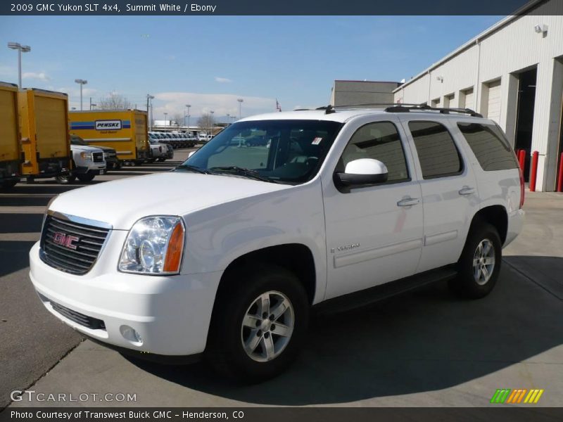 Summit White / Ebony 2009 GMC Yukon SLT 4x4