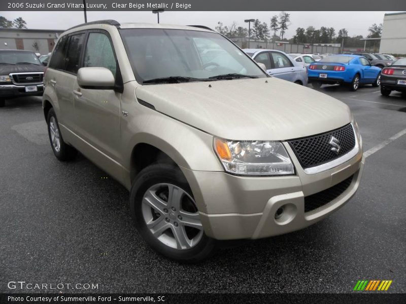 Clear Beige Metallic / Beige 2006 Suzuki Grand Vitara Luxury